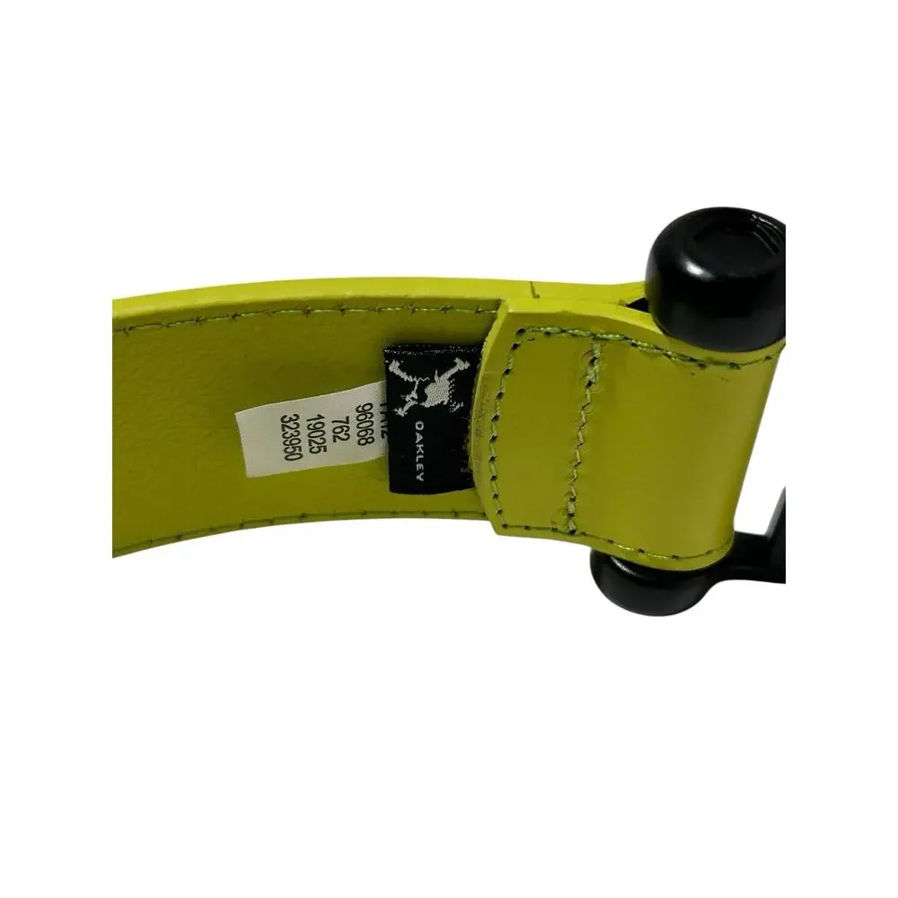 OAKLEY ELIPSE VINTAGE YELLOW LEATHER BELT 40